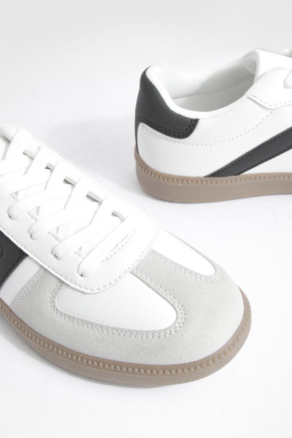 Mens trainers gum on sale sole