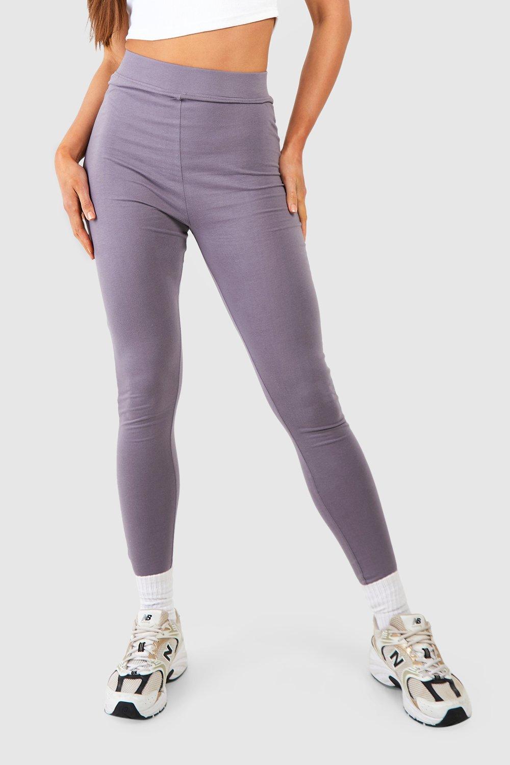 Tall Cotton Jersey Knit Ruched Booty Boosting Leggings