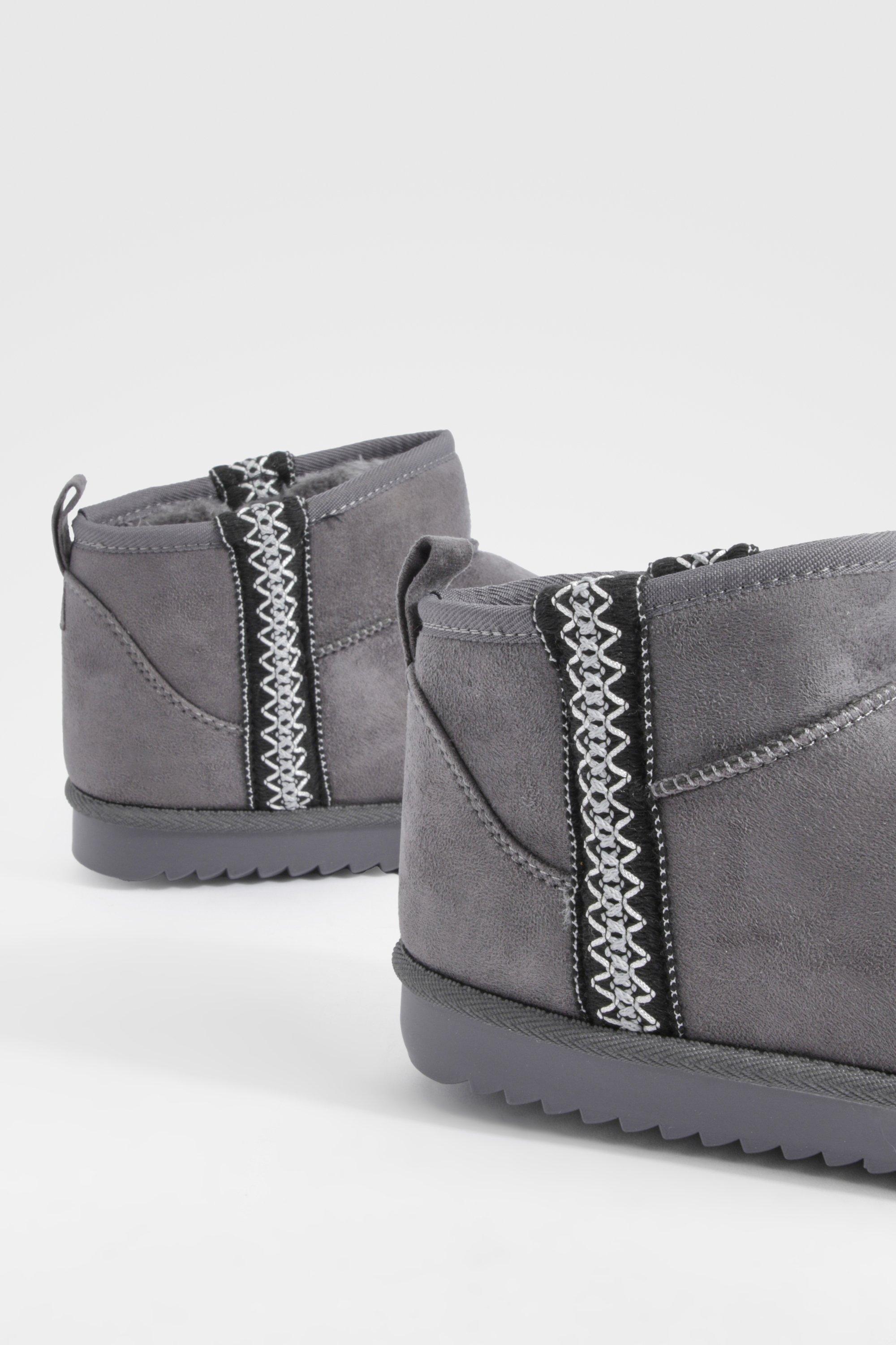 Boohoo grey hot sale boots