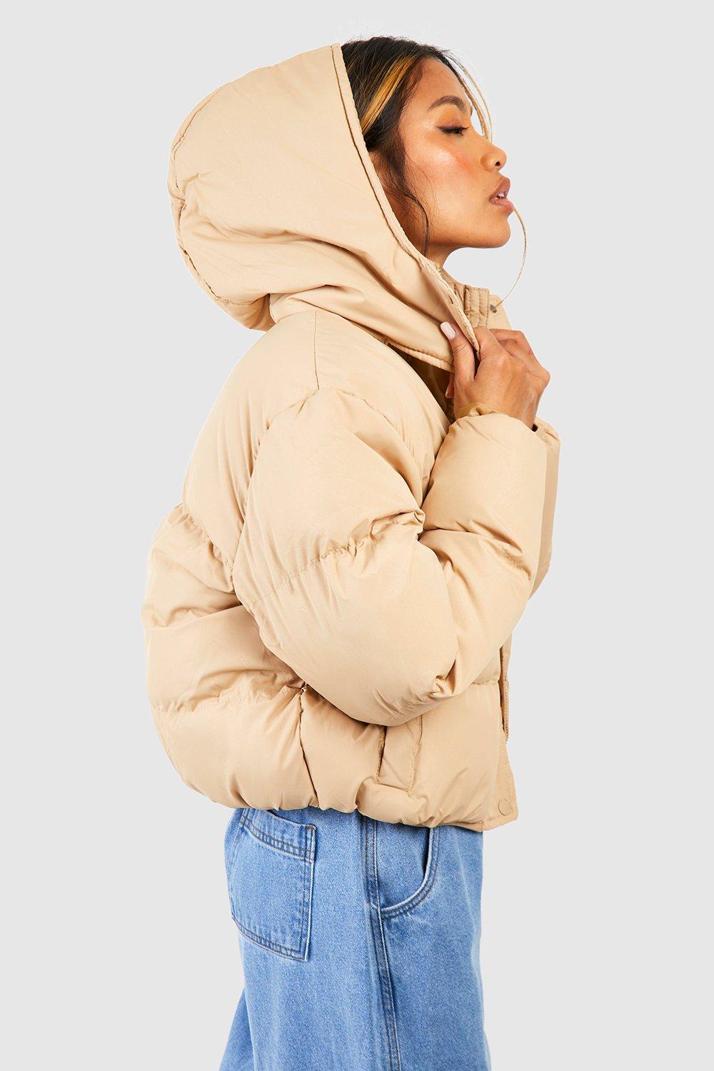 Boohoo hooded outlet jacket