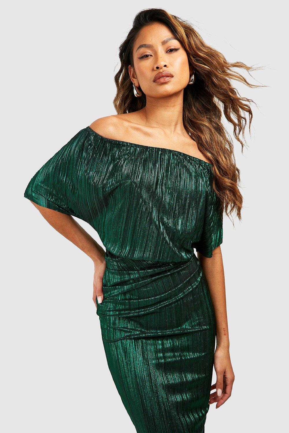 Boohoo mint hotsell green dress