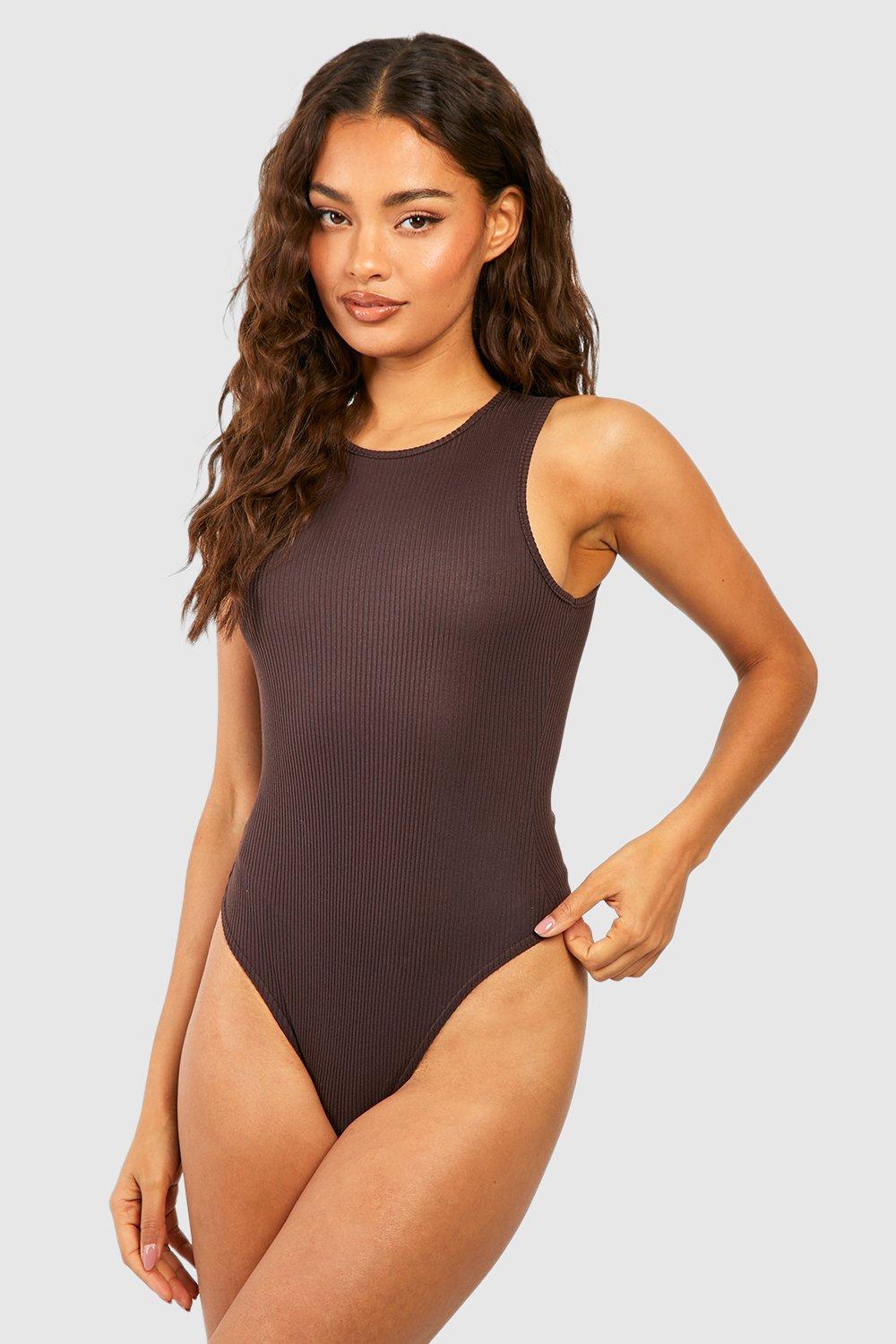 Women's Racer Rib Knit Bodysuit