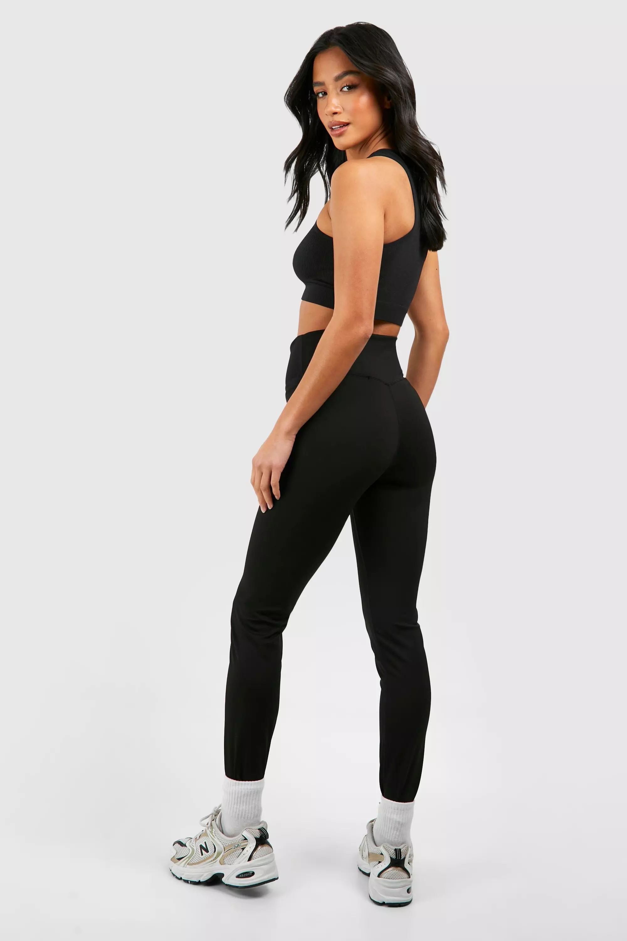 Black Petite Super Soft Peached Legging alternative image