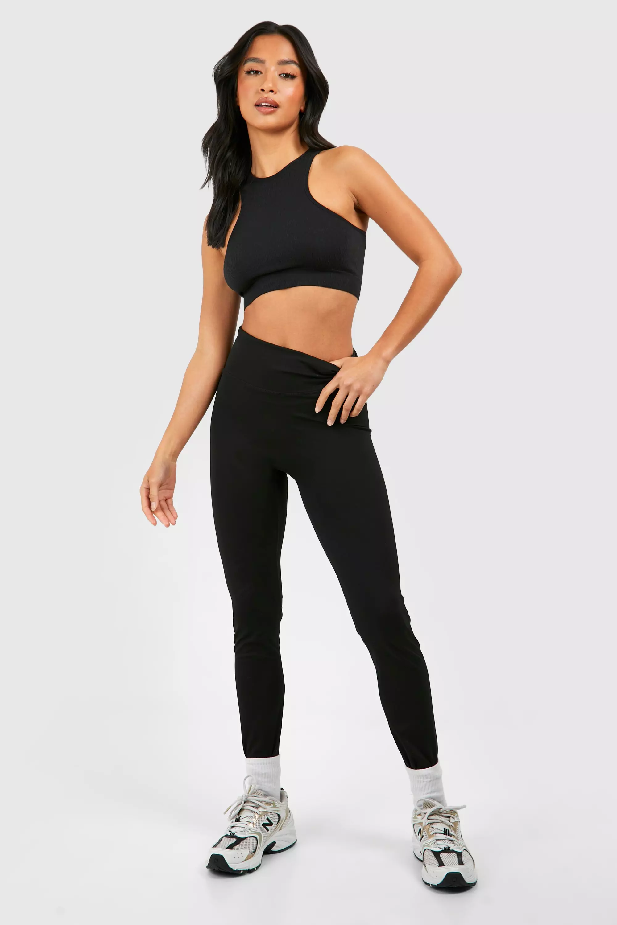 Black Petite Super Soft Peached Legging alternative image