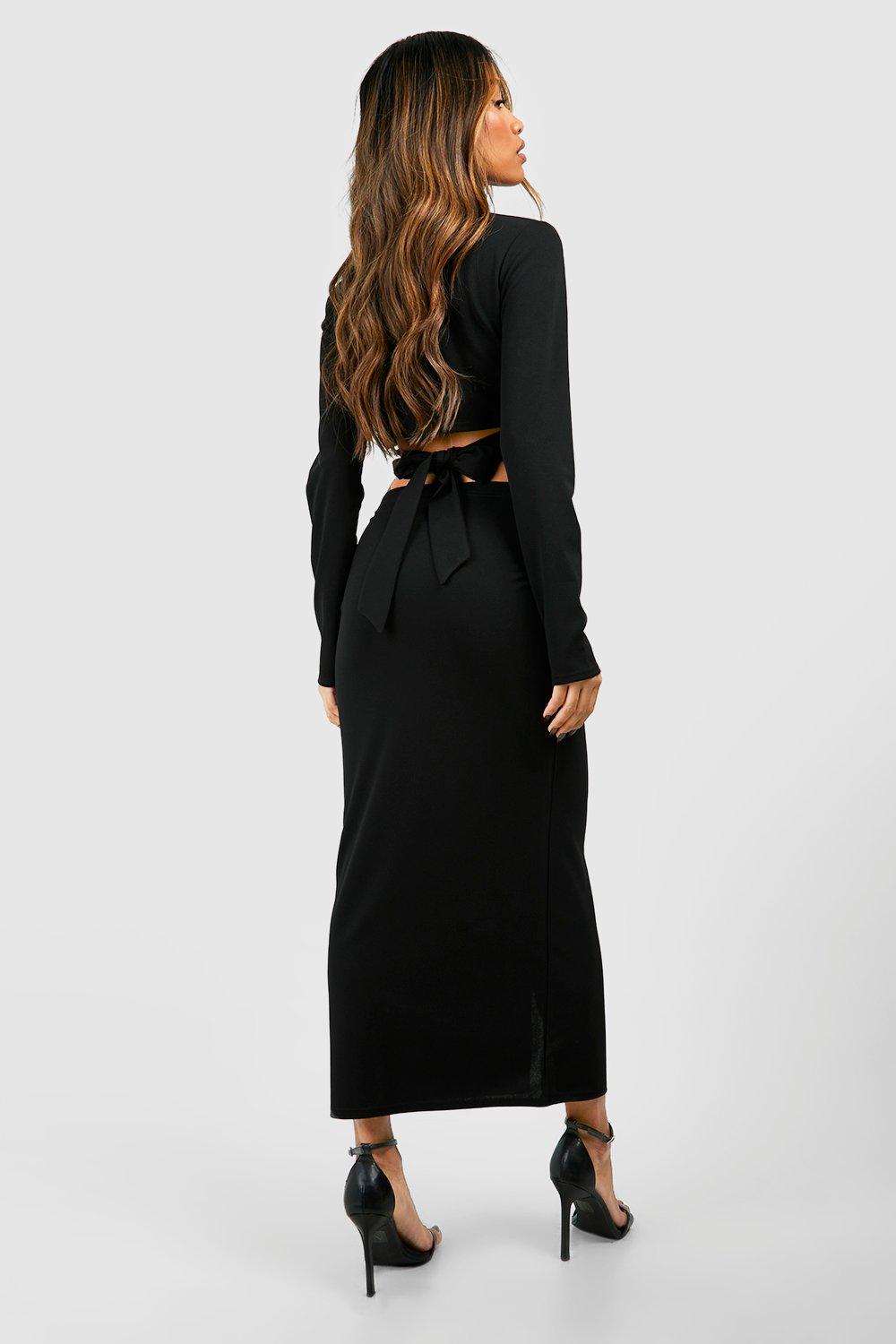 Robe longue avec online blazer