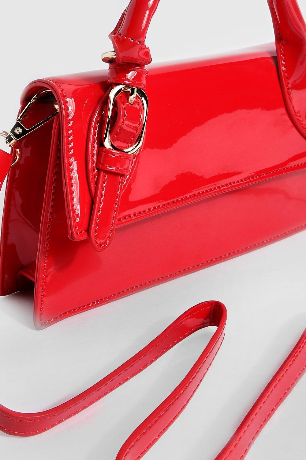 Red deals vinyl bag