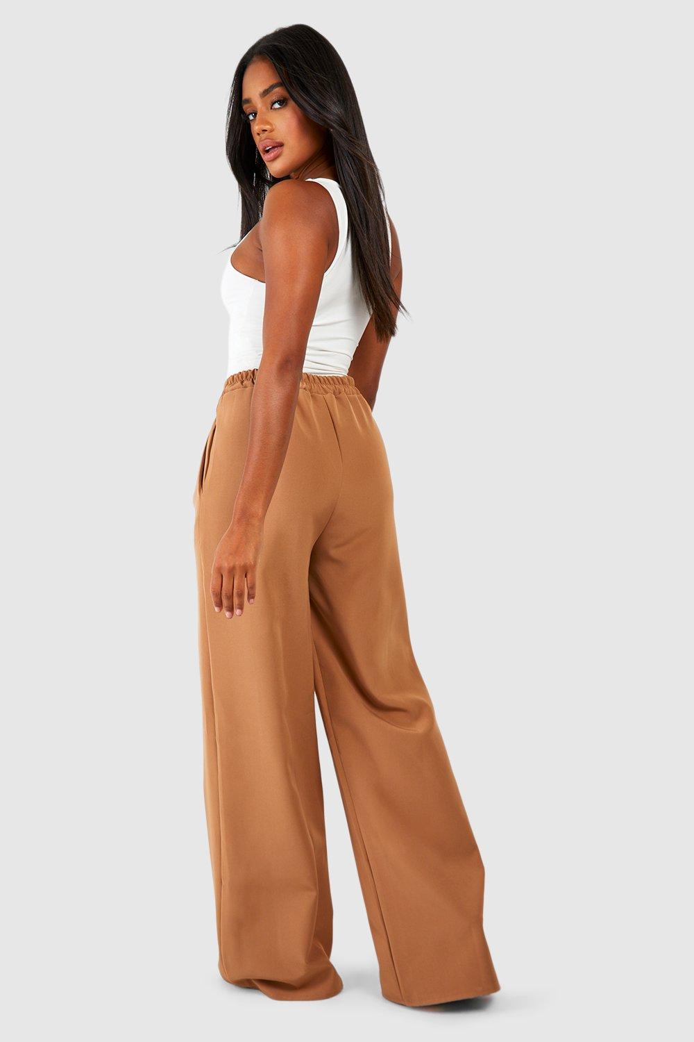 Tie waist trousers