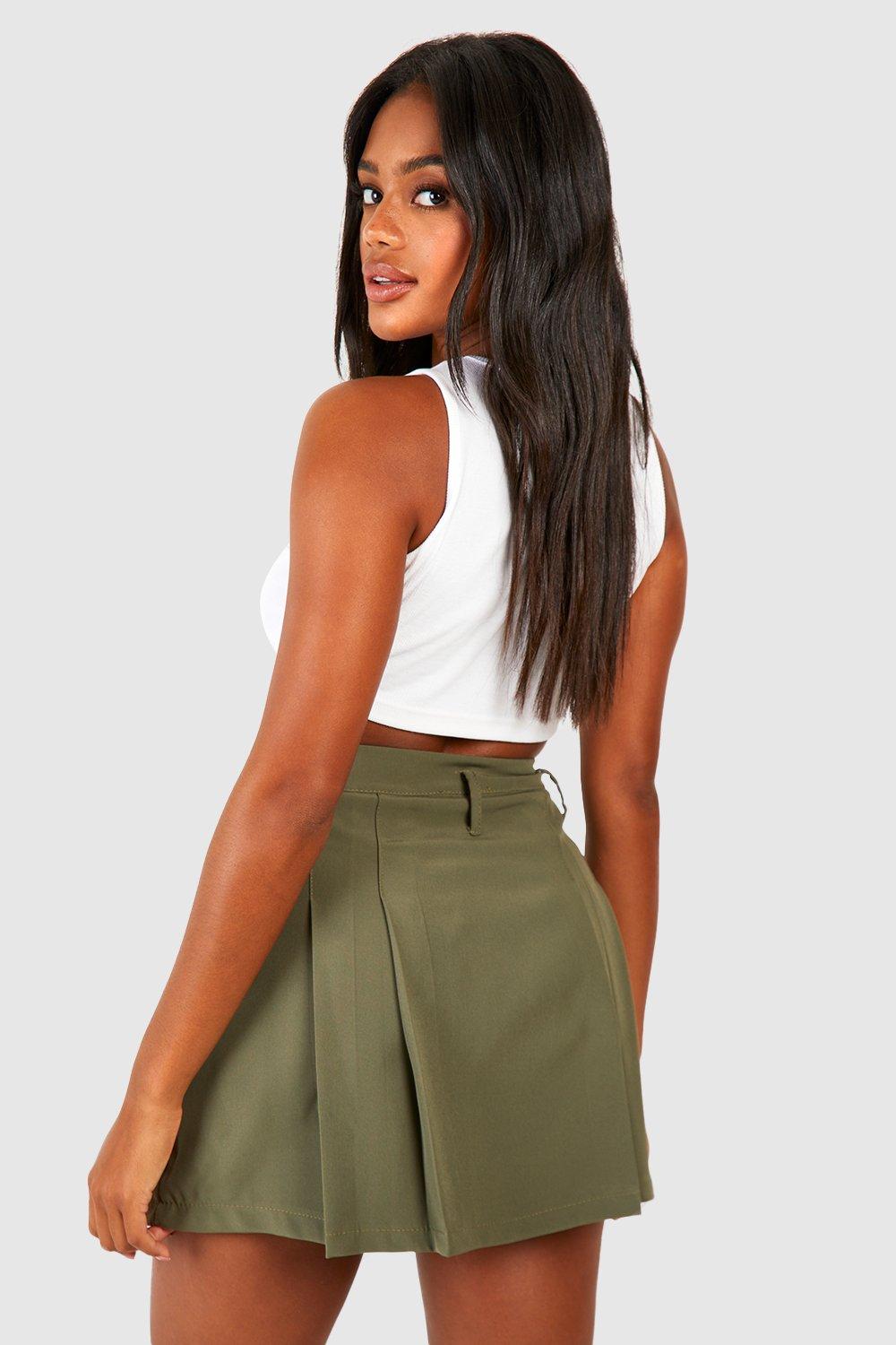 Micro shop skirt pleated