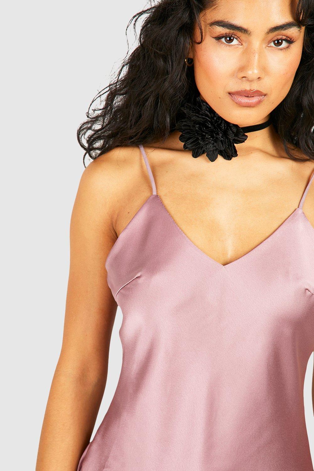 Women's Satin Double Layer Cami