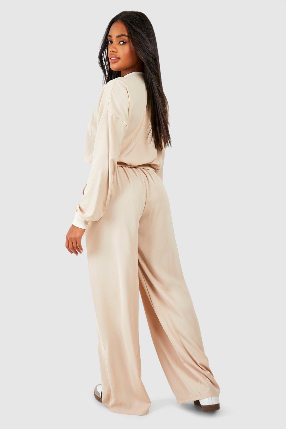Elasticated Wide Trousers