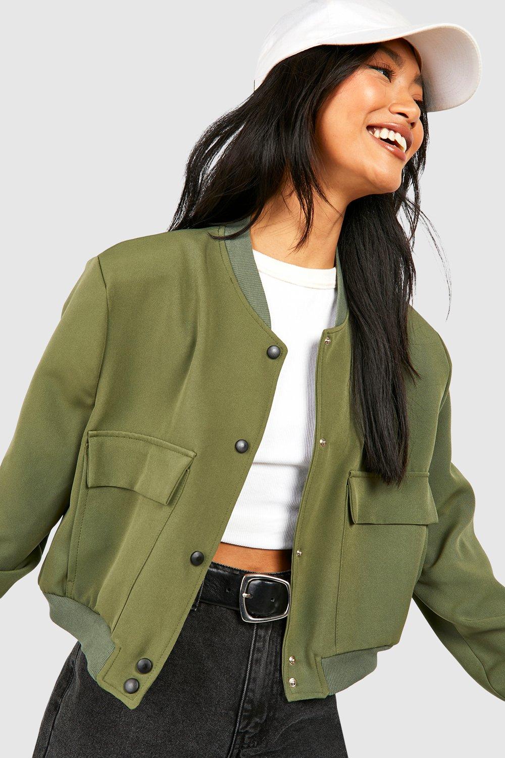 Boohoo deals khaki jacket