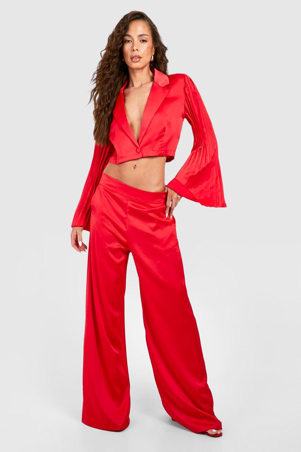 Boohoo wide sale leg pants