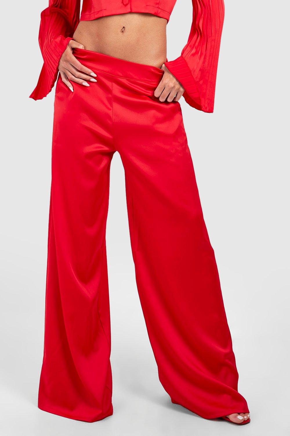 Premium Satin Super Wide Leg Pants