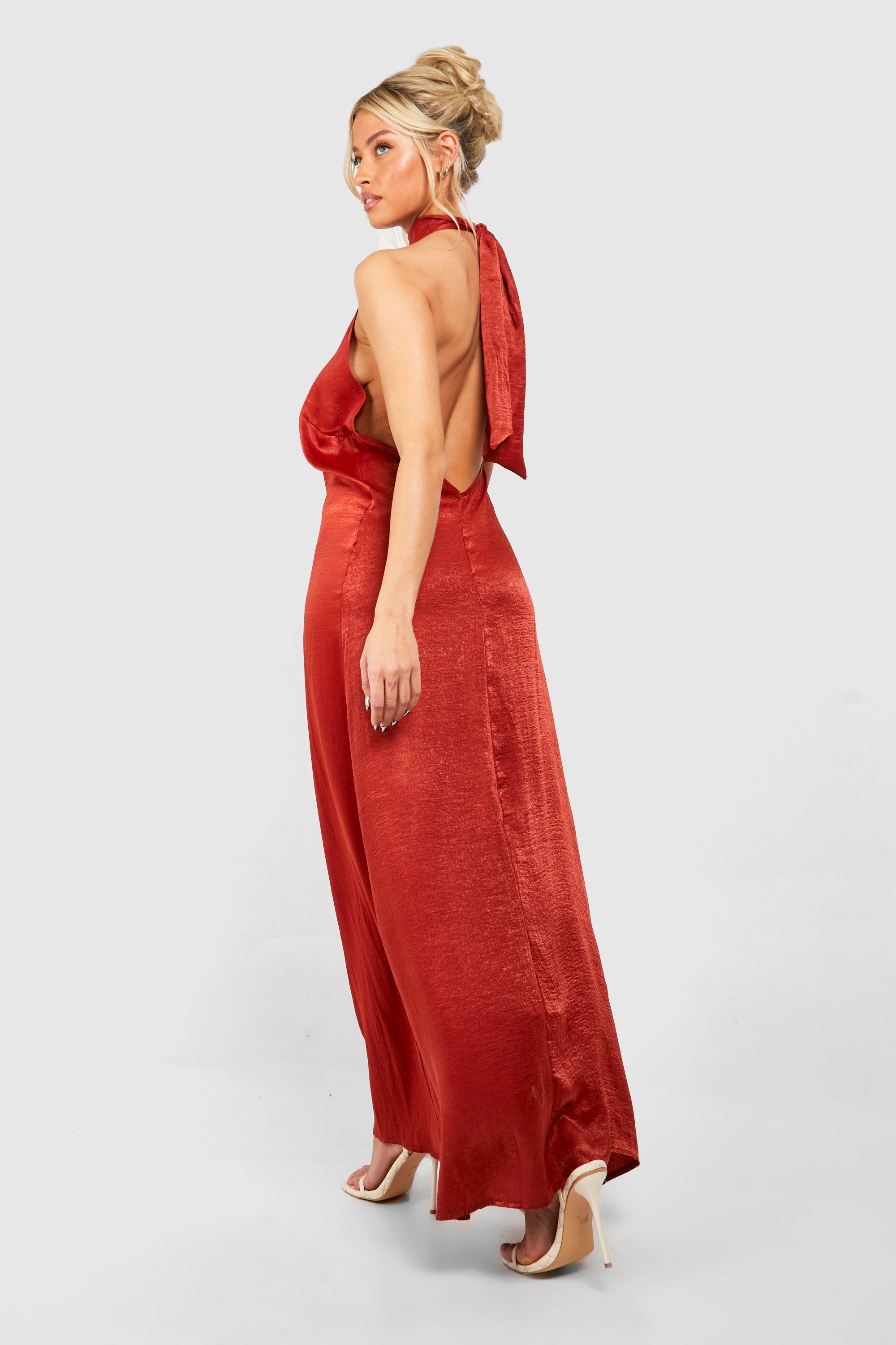 Velvet maxi slip store dress