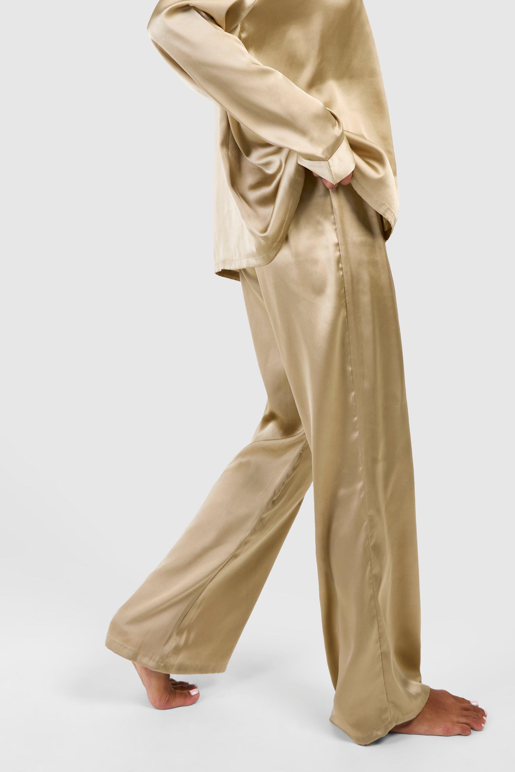 Metallic Satin Oversized Pyjama Set