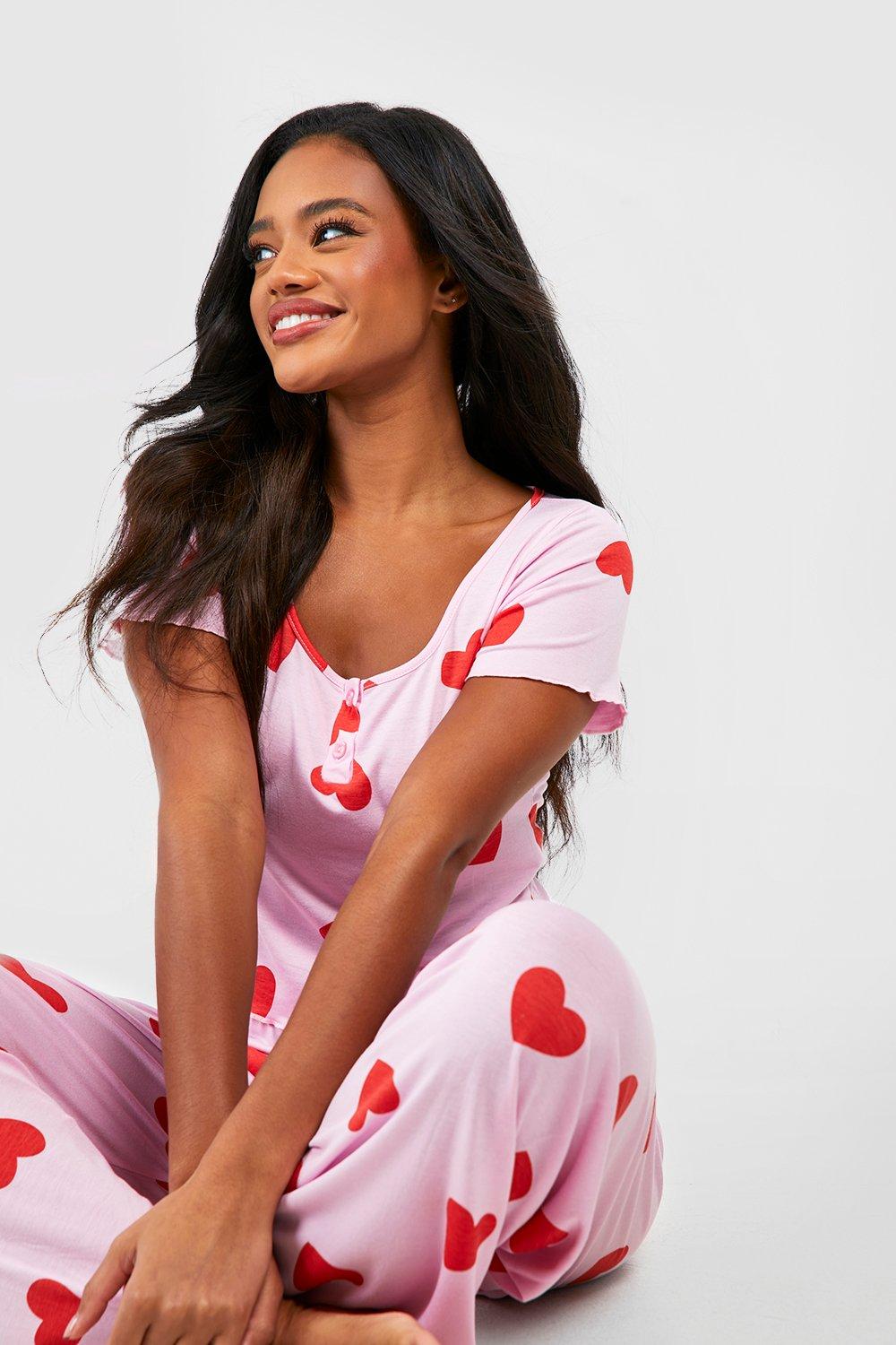 Valentines discount pajamas womens