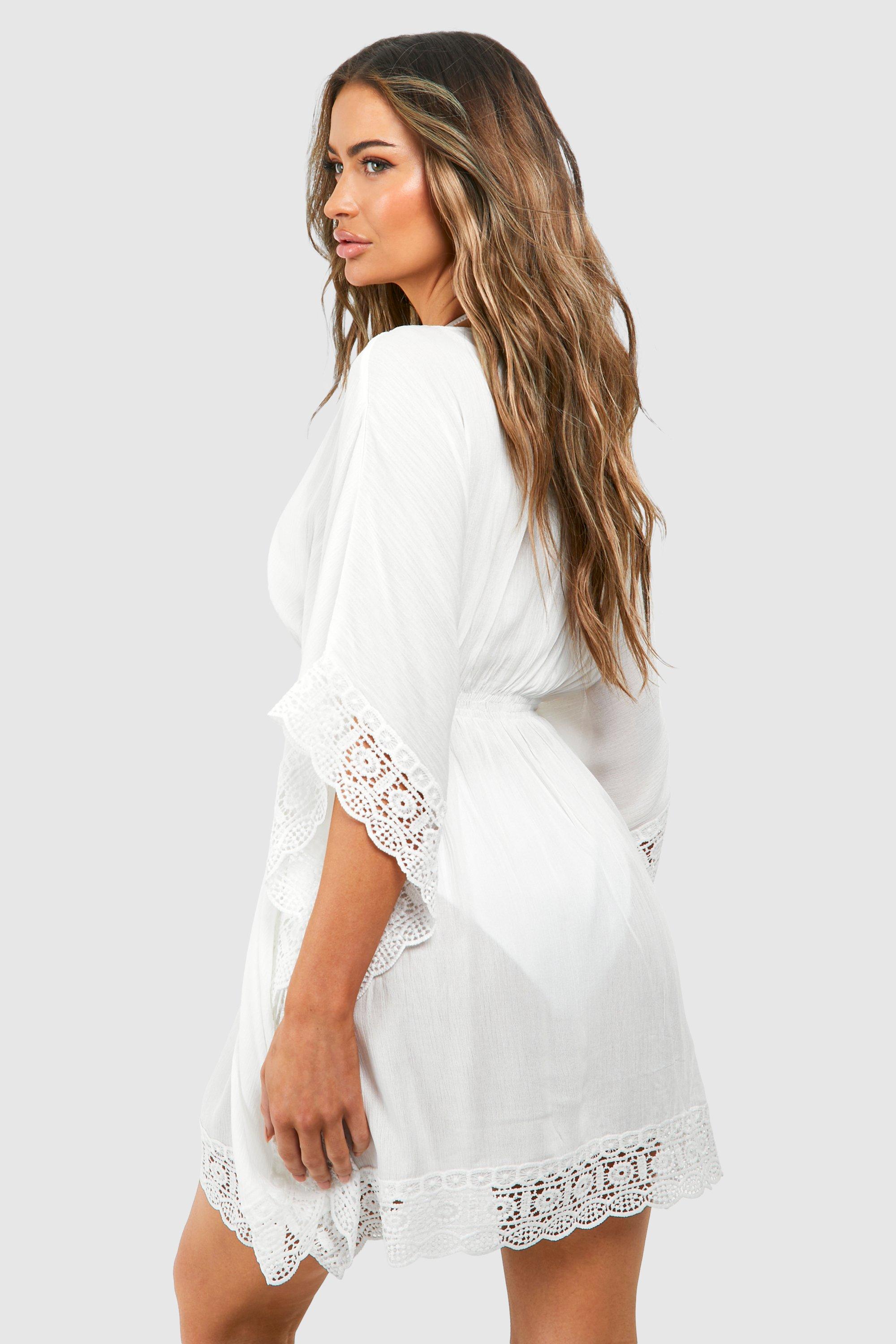 Robe dentelle plage femme sales