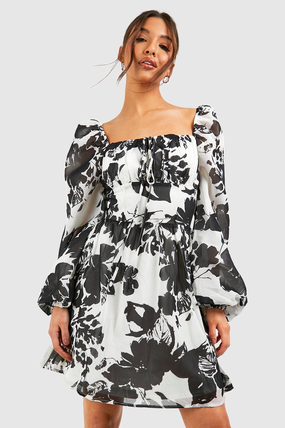 Boohoo milkmaid outlet dress