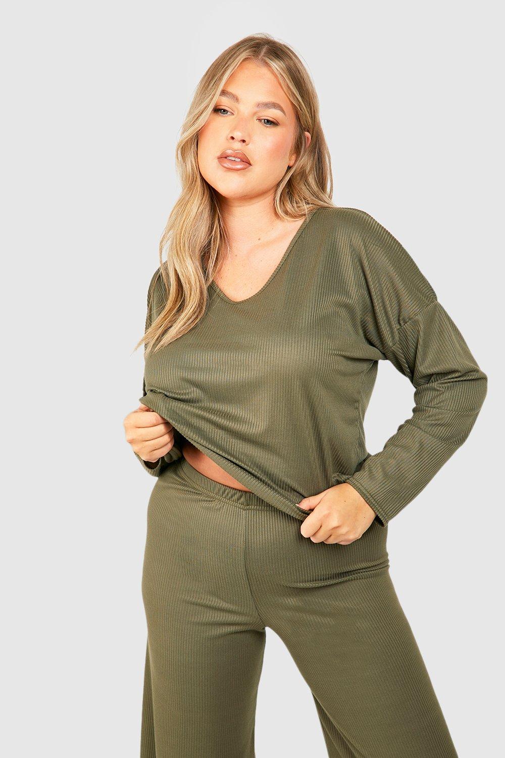 V neck best sale lounge top