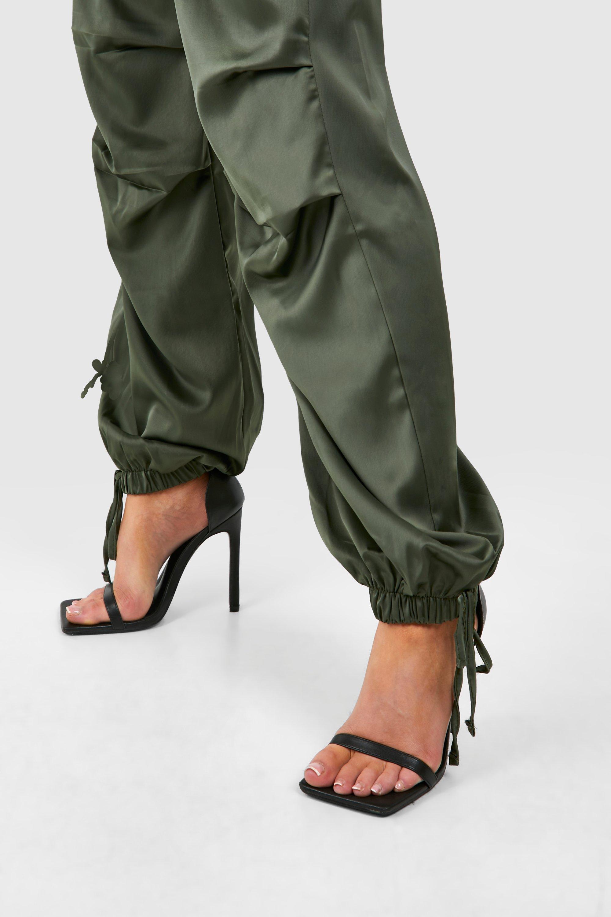 Satin 2025 cuffed joggers