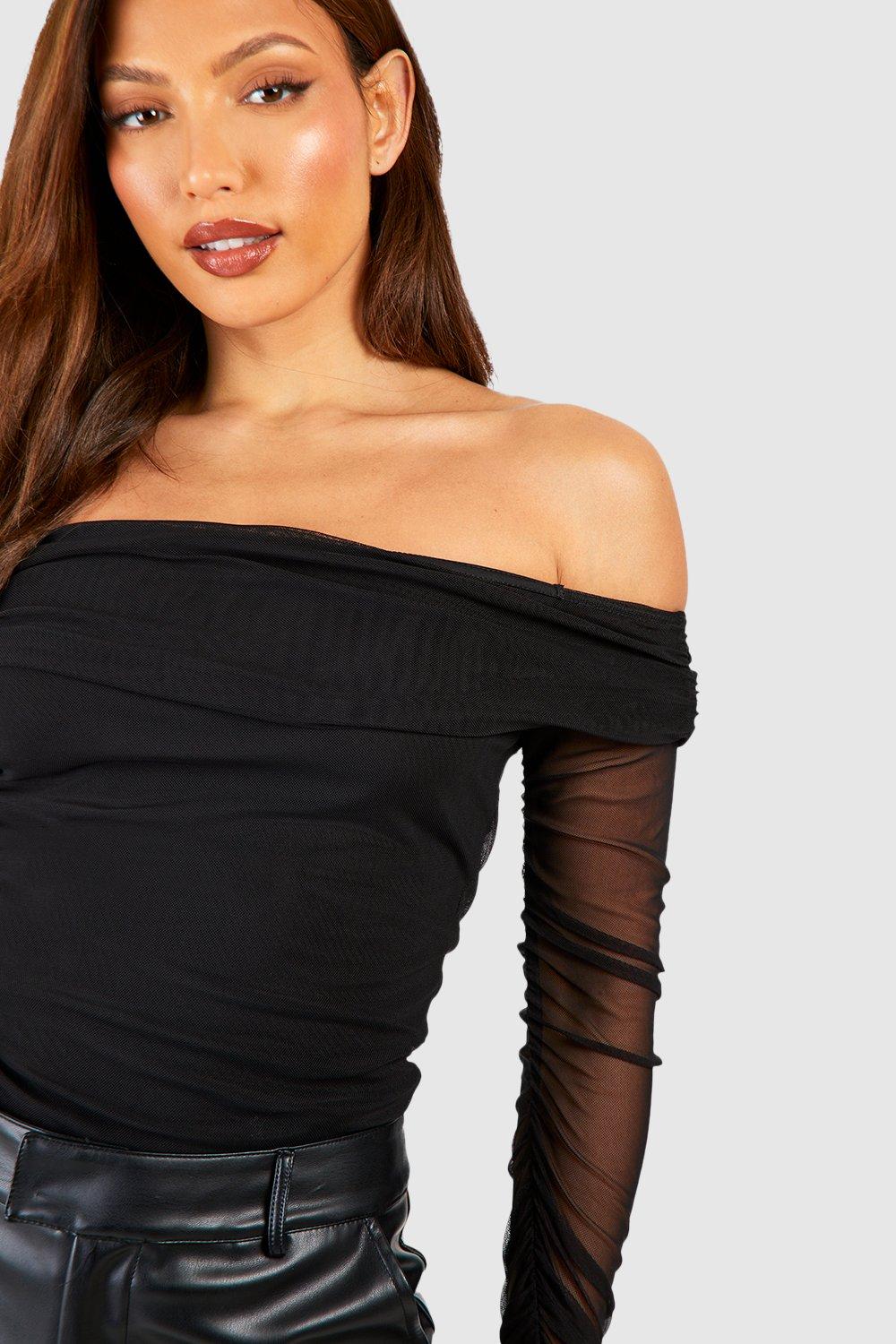 Boohoo store mesh bodysuit