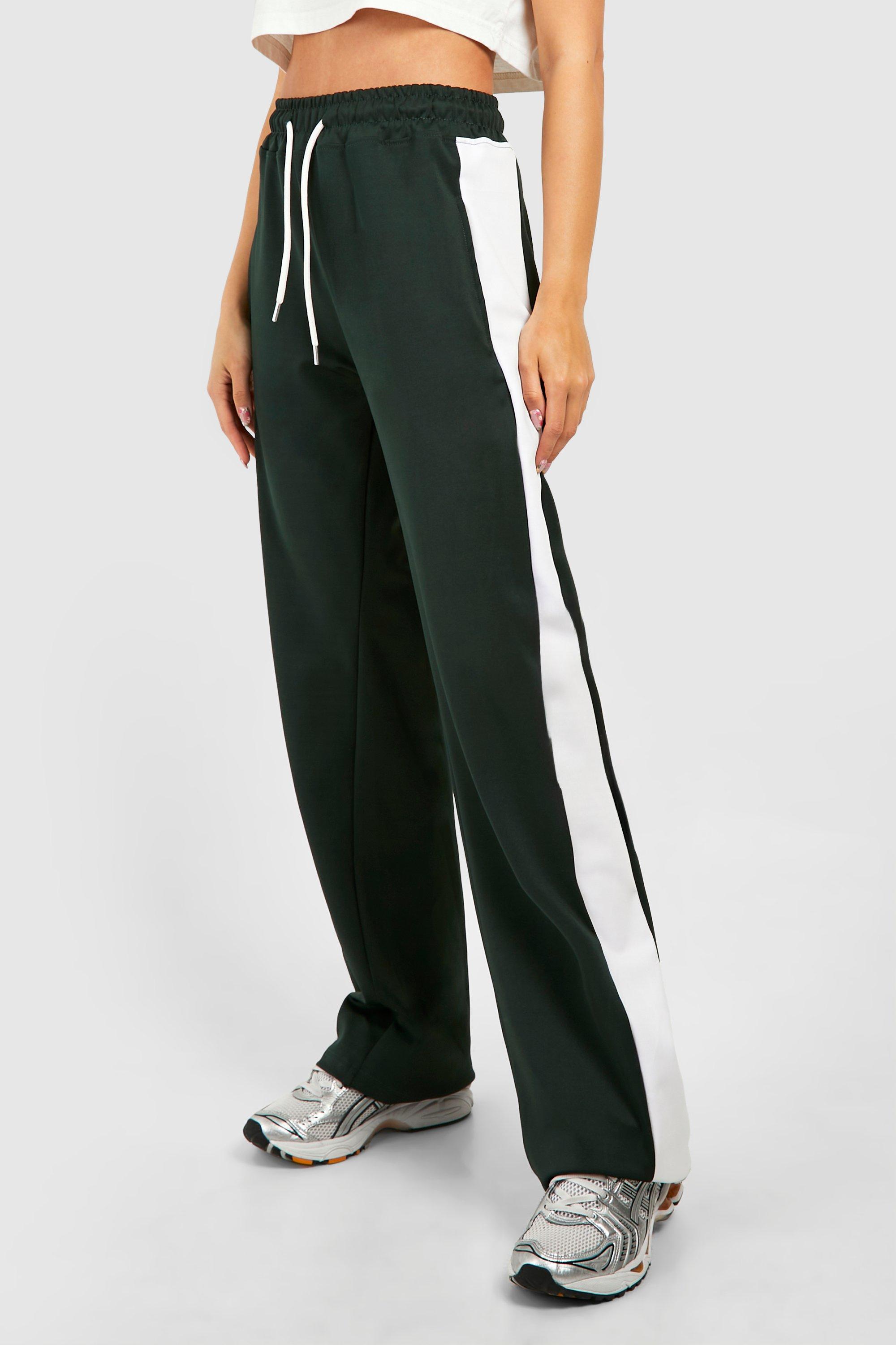 Women's track pants with side stripe hotsell