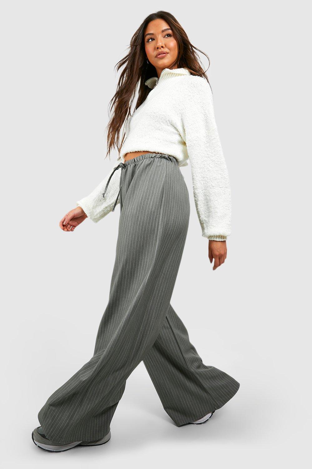 Stripe Wide Leg Pants