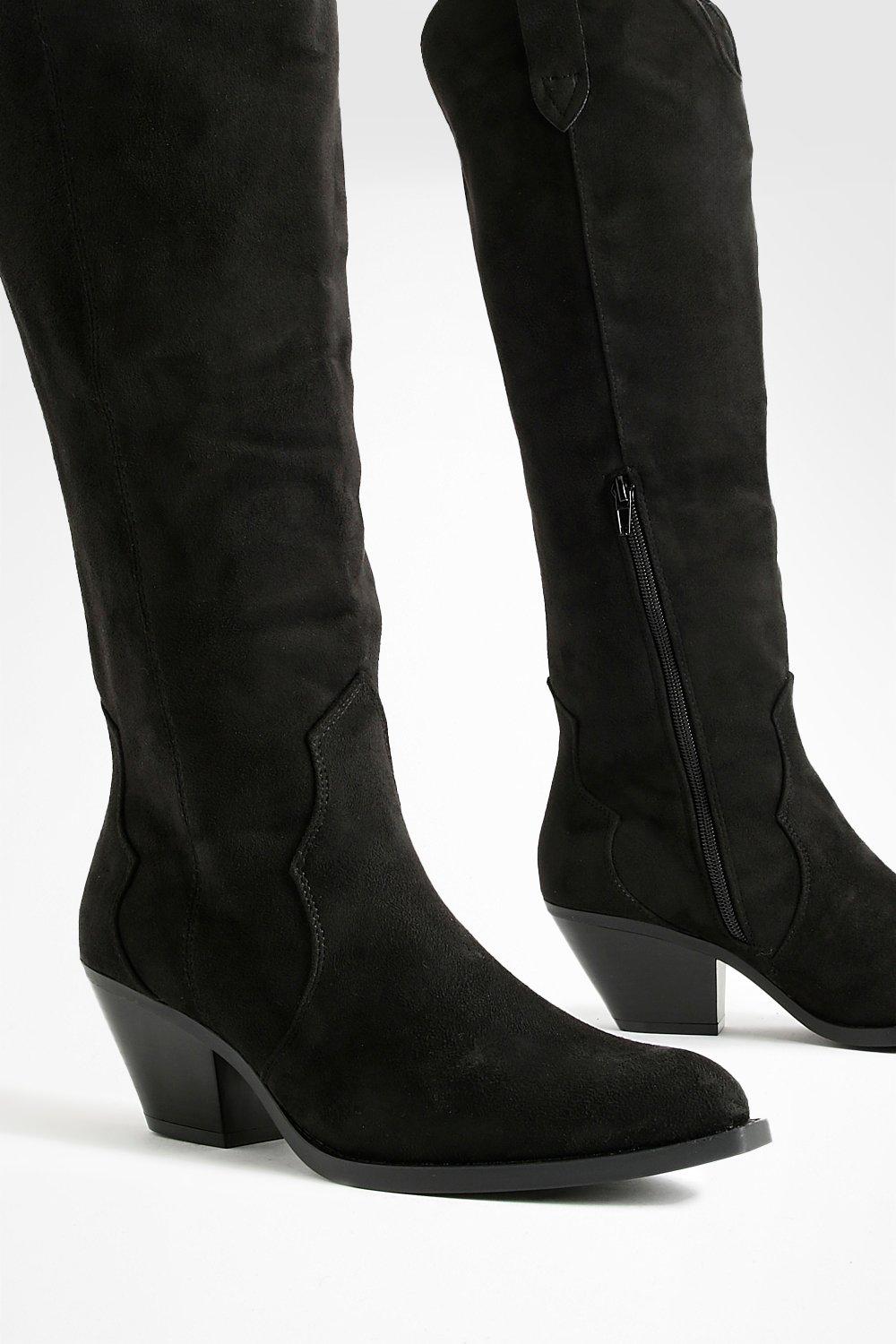 Western hot sale boots boohoo