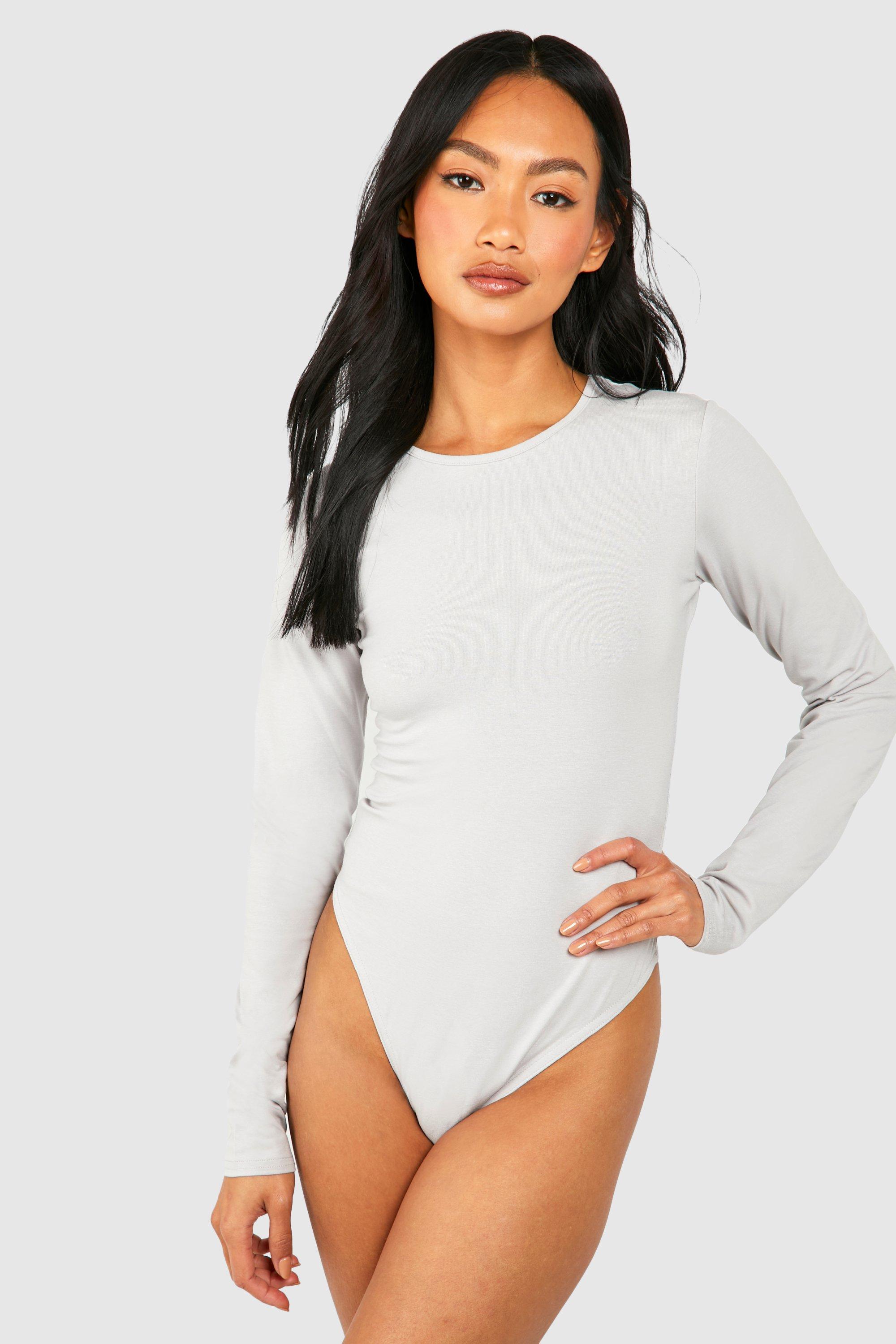 Premium Super Soft Crew Neck Long Sleeve Bodysuit