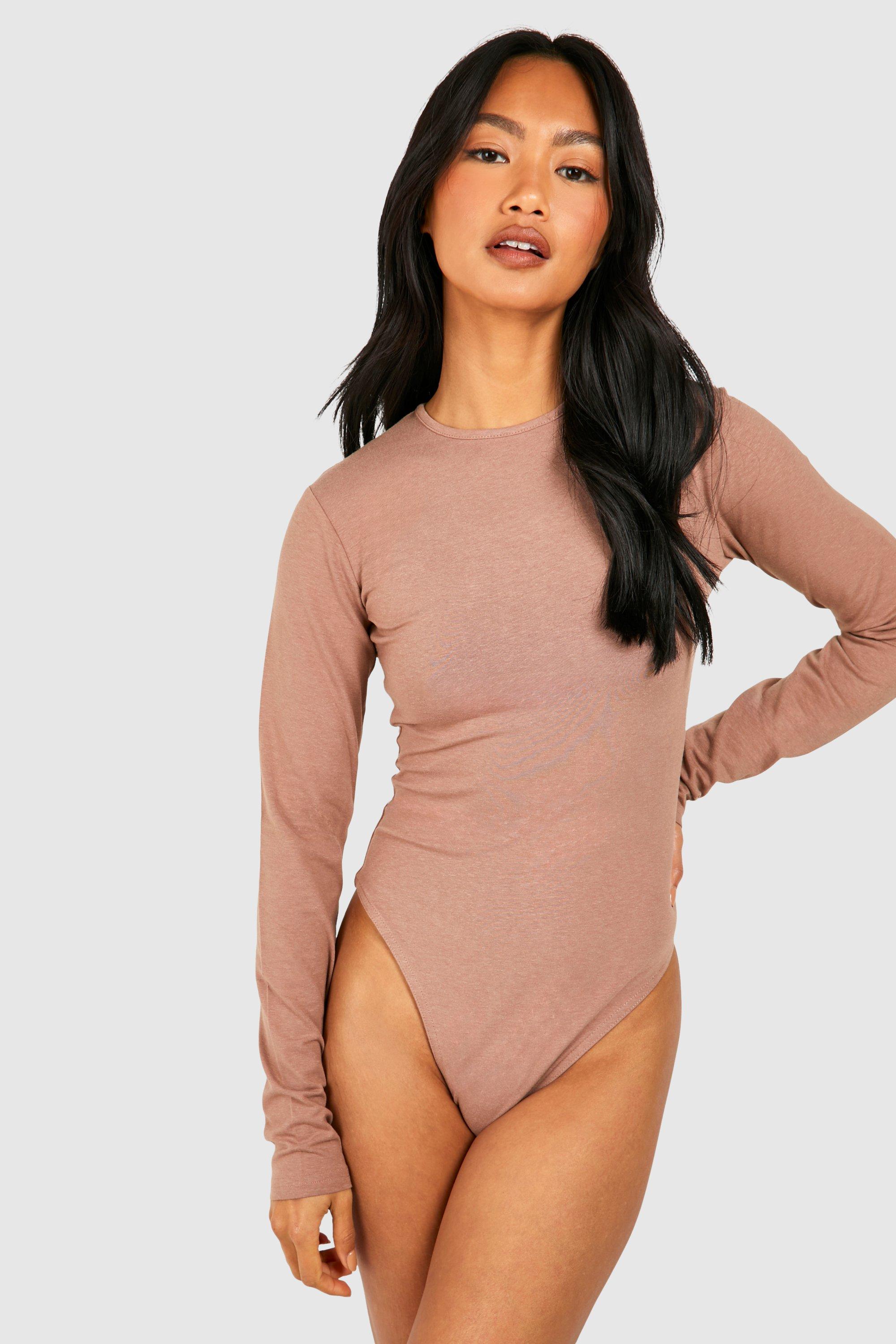 Premium Super Soft Crew Neck Long Sleeve Bodysuit