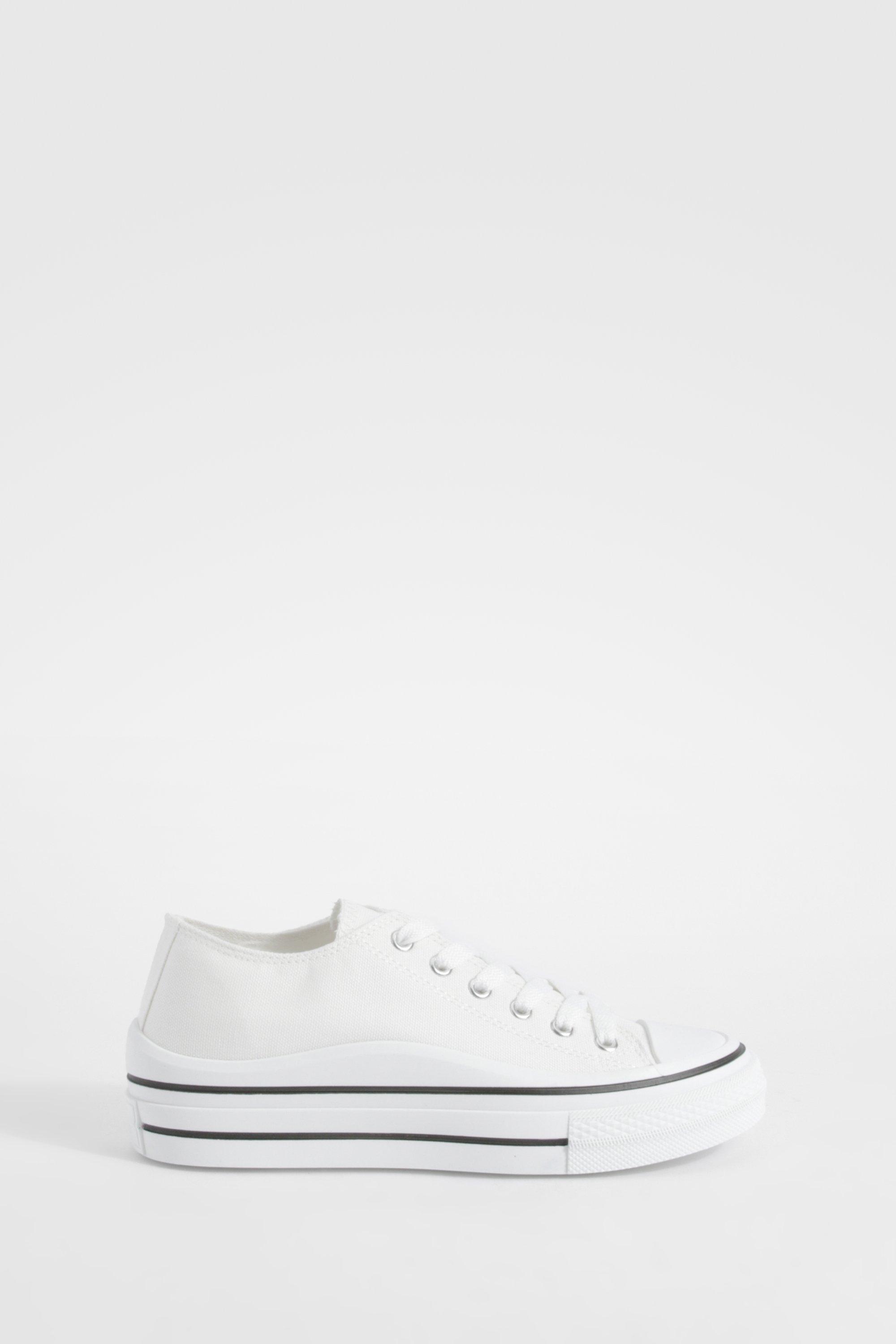 Boohoo on sale white sneakers