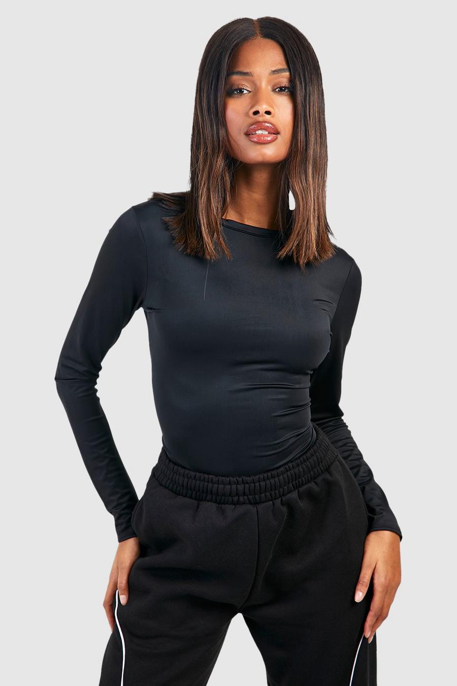 Cover Long Sleeve Top - Black