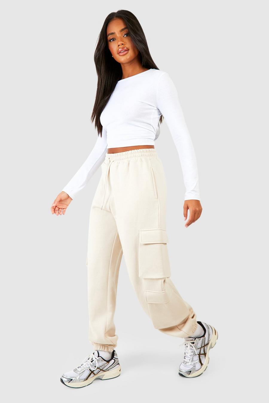 Tall Eyelet Belted Cargo Cuffed Jogger