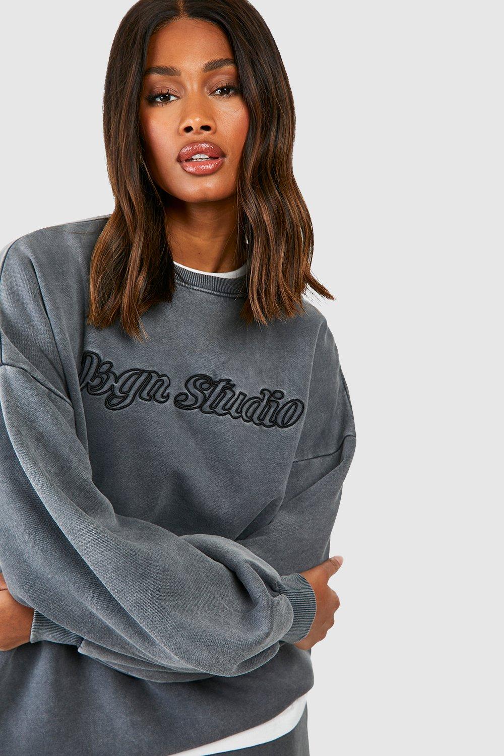 Charcoal grey store sweatshirt womens