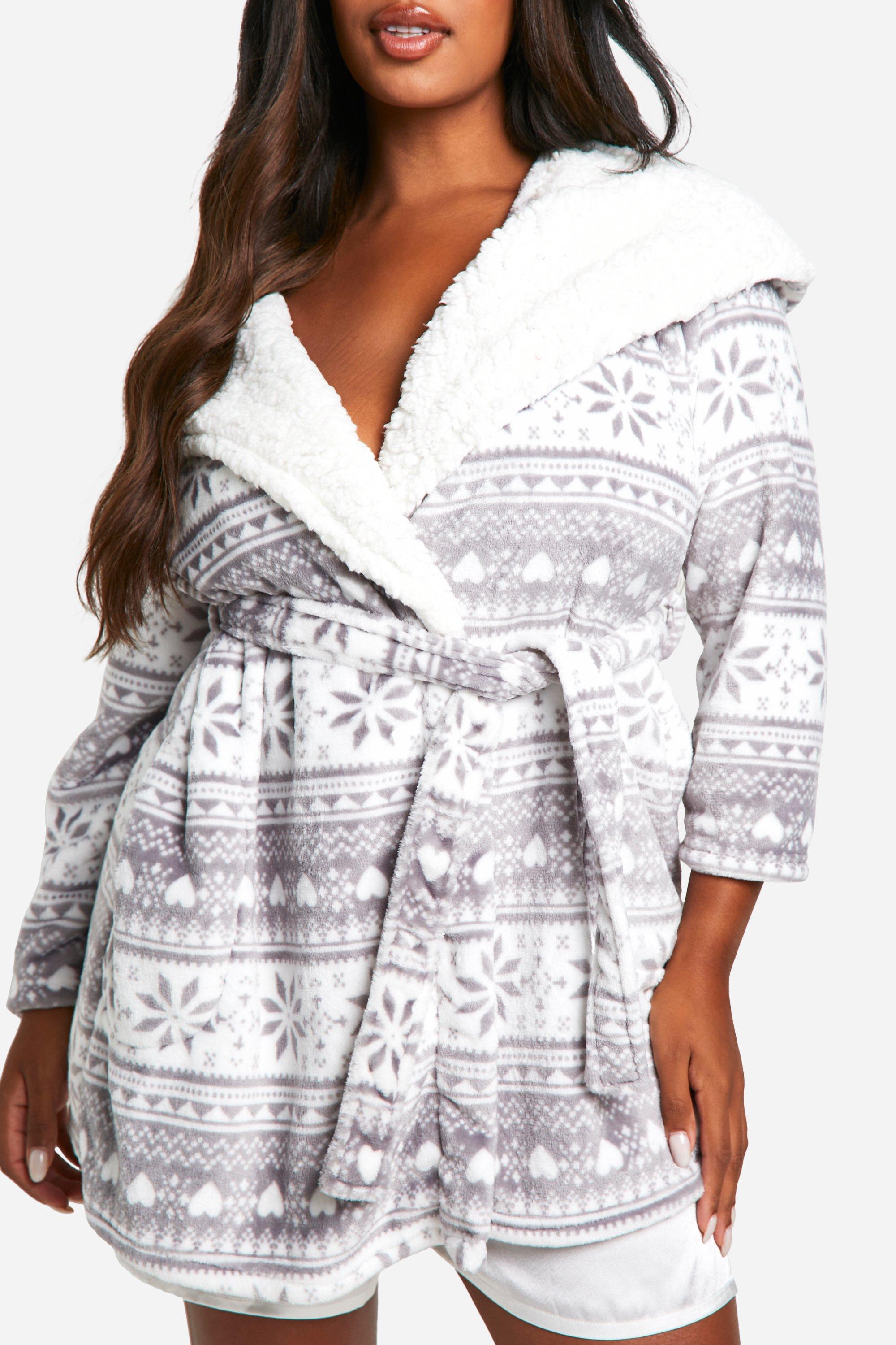 Boohoo plus outlet robe