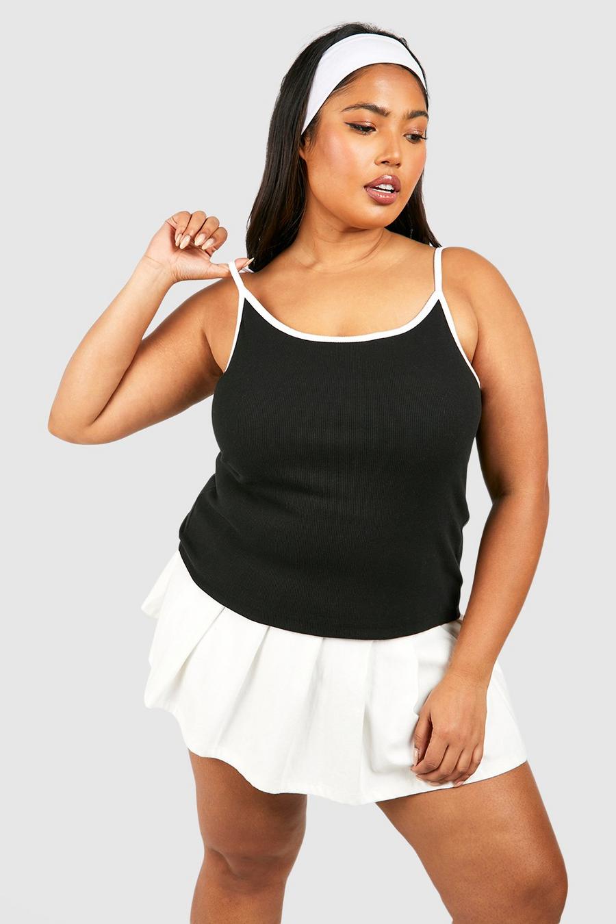 TIYOMI Plus Size Tank Tops for Women Adjustable Spaghetti Strap Cami  Buttons Sexy Cleavage V Neck Vest Party Holiday Suspenders Plain Solid  Color Summer Camisole Black XL at  Women's Clothing store