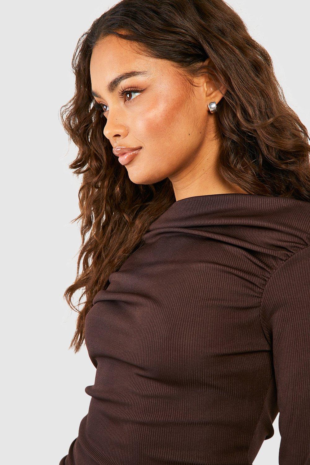 ワンピース melt the lady slash zip up mini dress gzz77496_chocolate_xl?w=537&