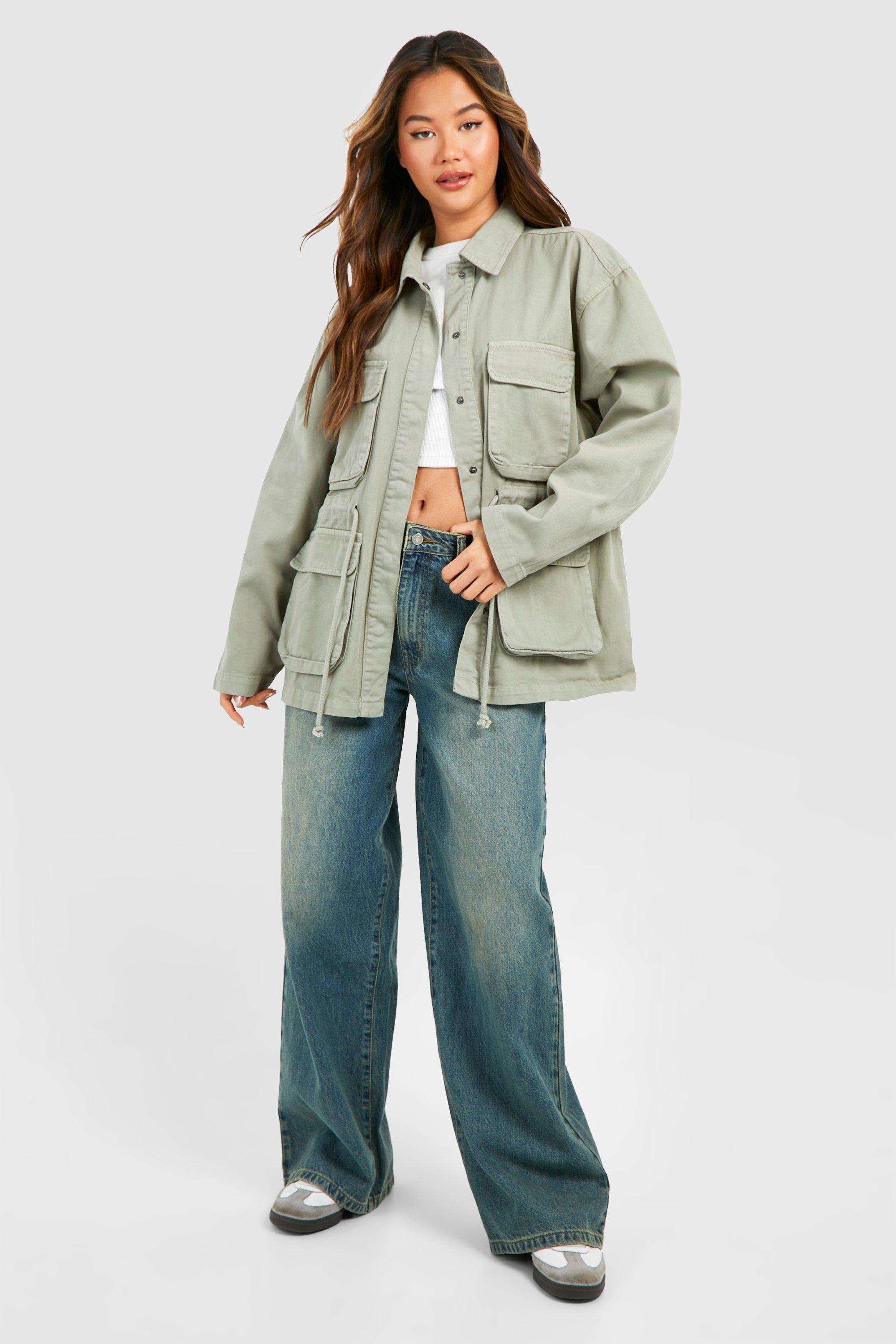 Utility shacket womens sales