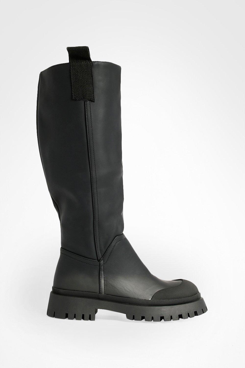 Knee high rain clearance boots