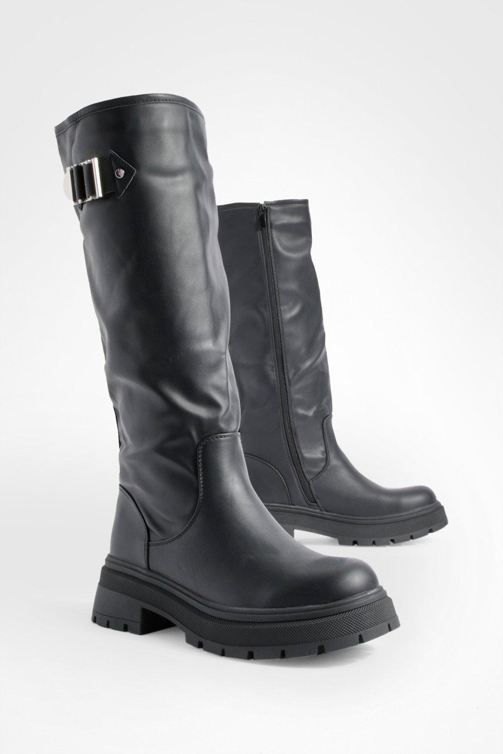 Rubber black hot sale boots