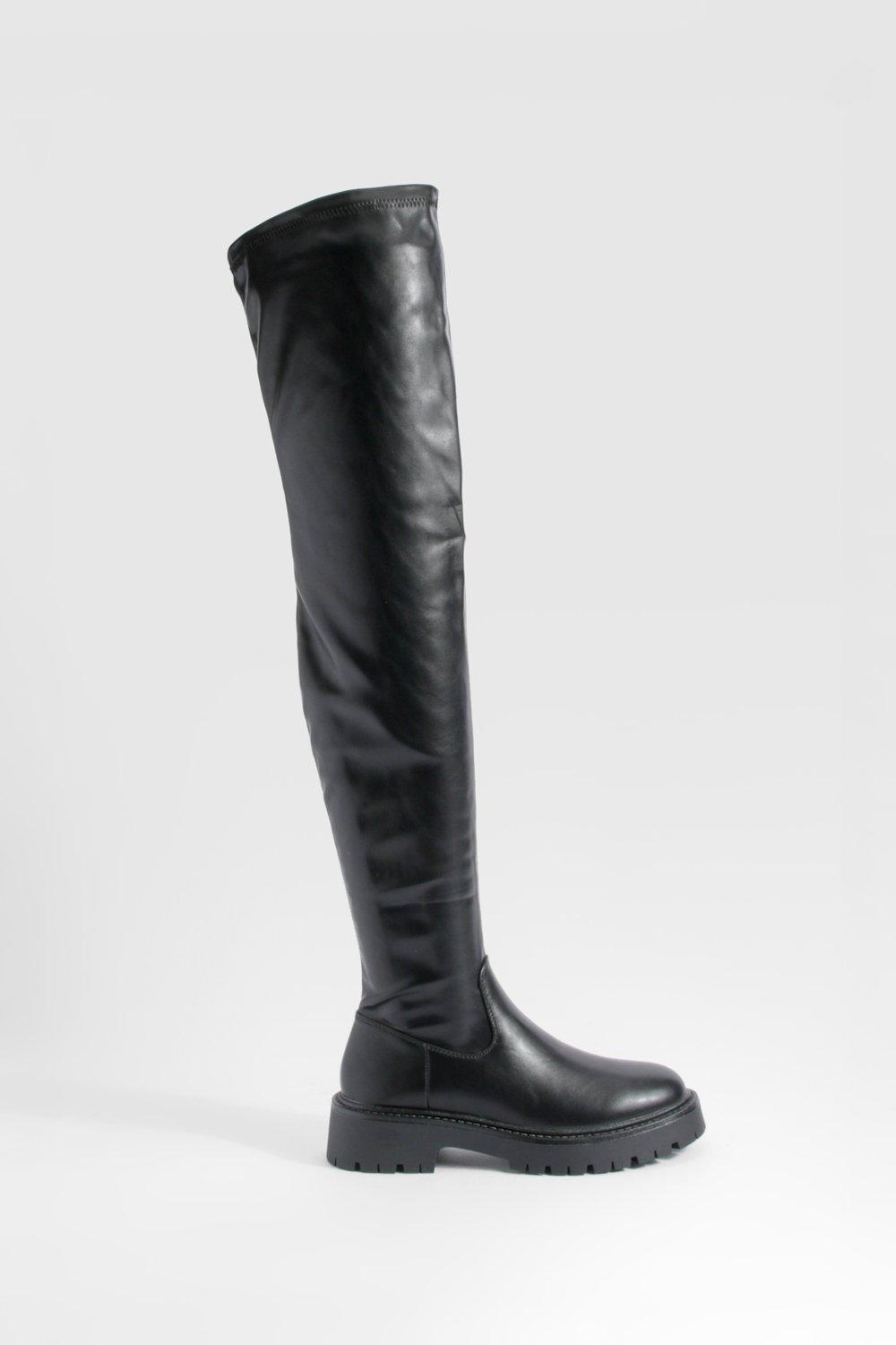 Boohoo over the sale knee boots review