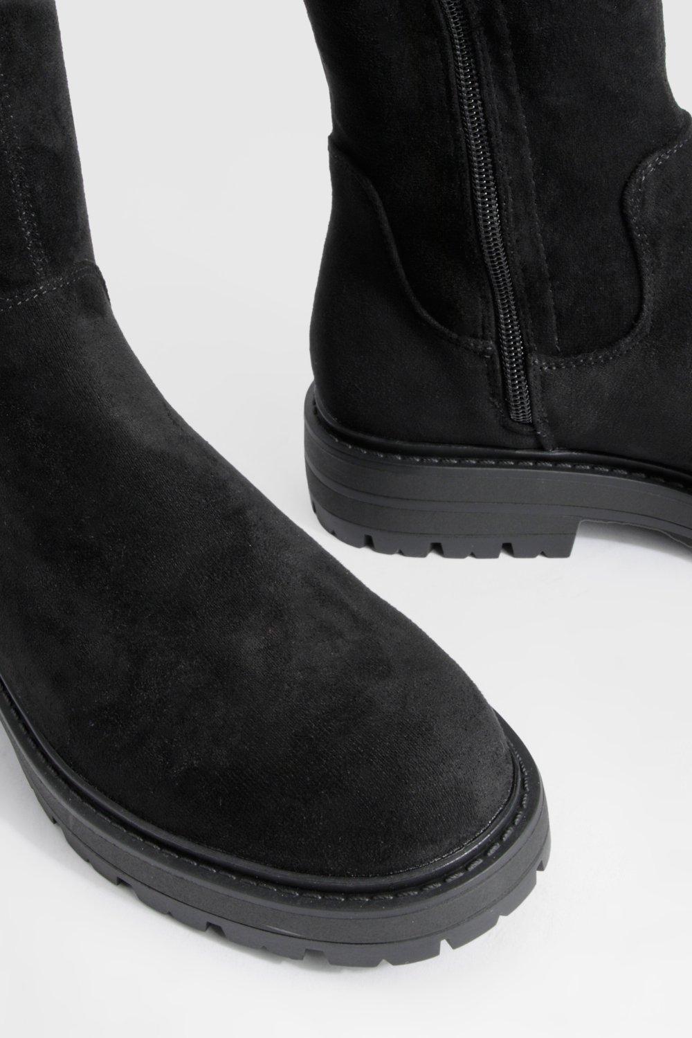 Boohoo cheap black booties