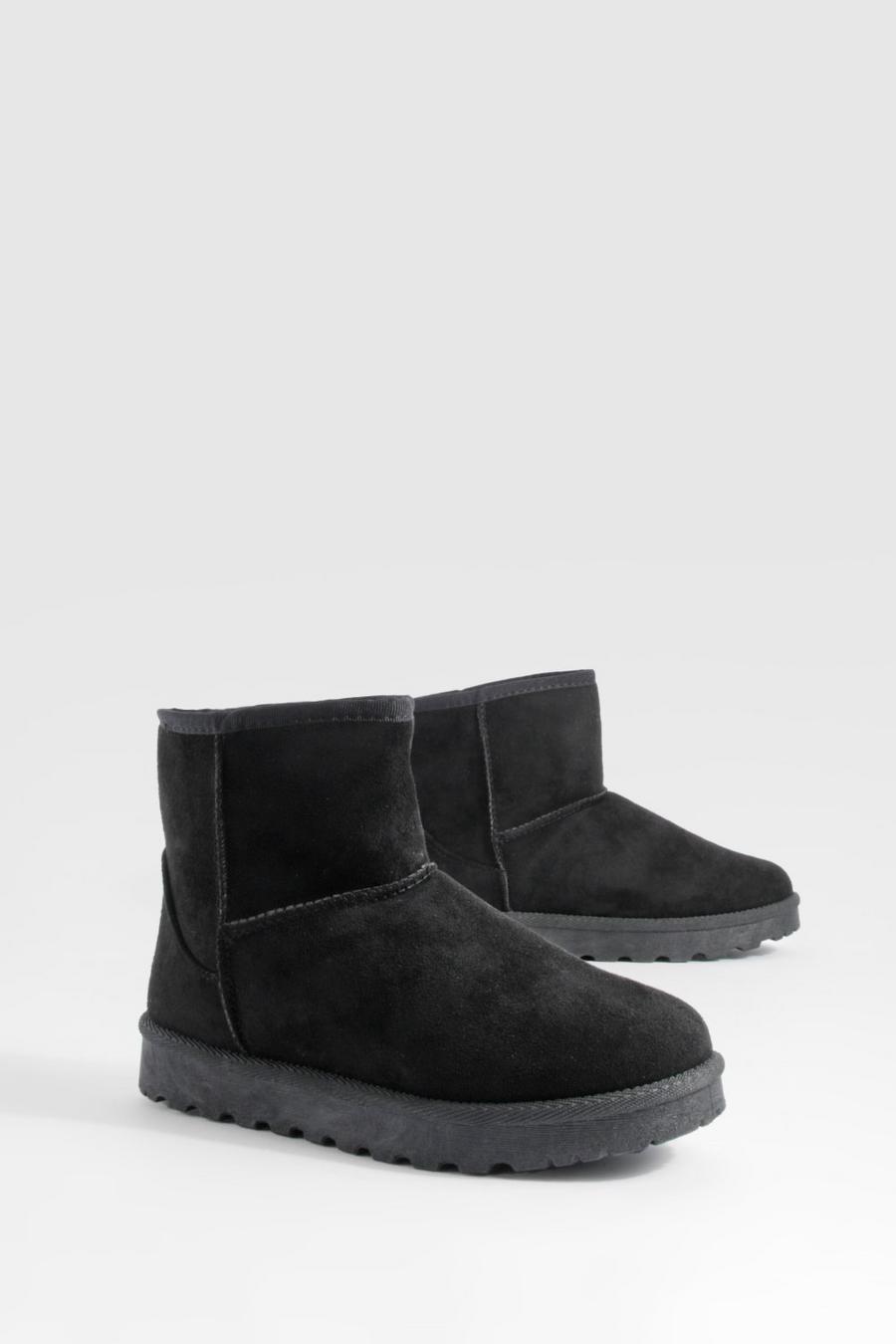 Black Mini Cosy Boots  image number 1