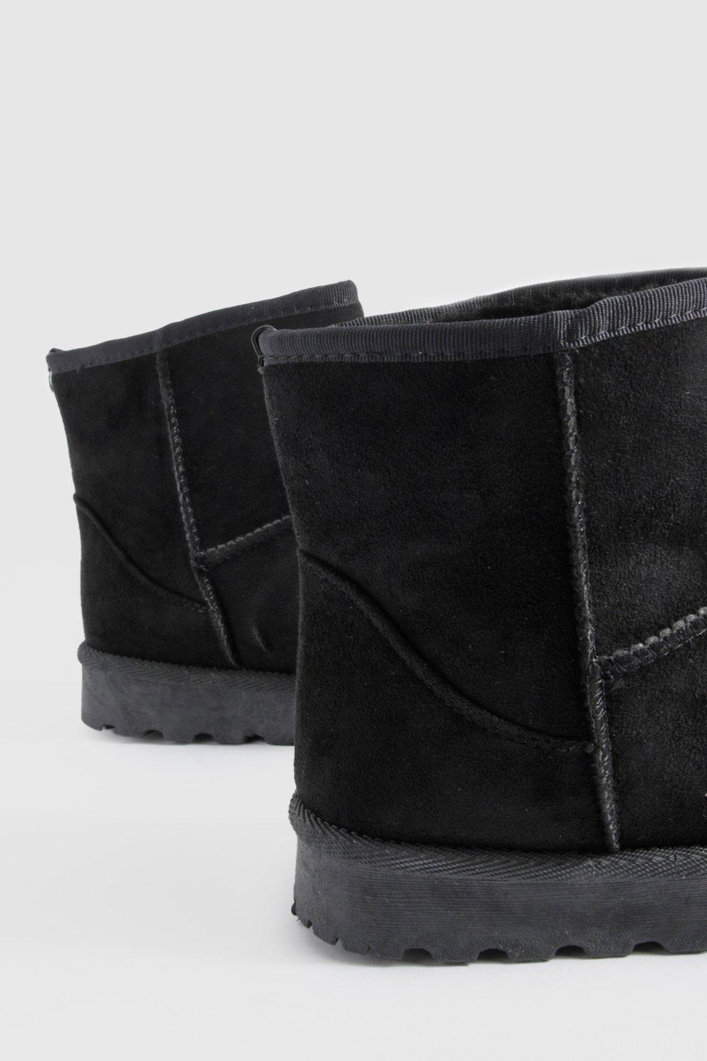 Ugg classic mini hot sale waterproof boots black suede