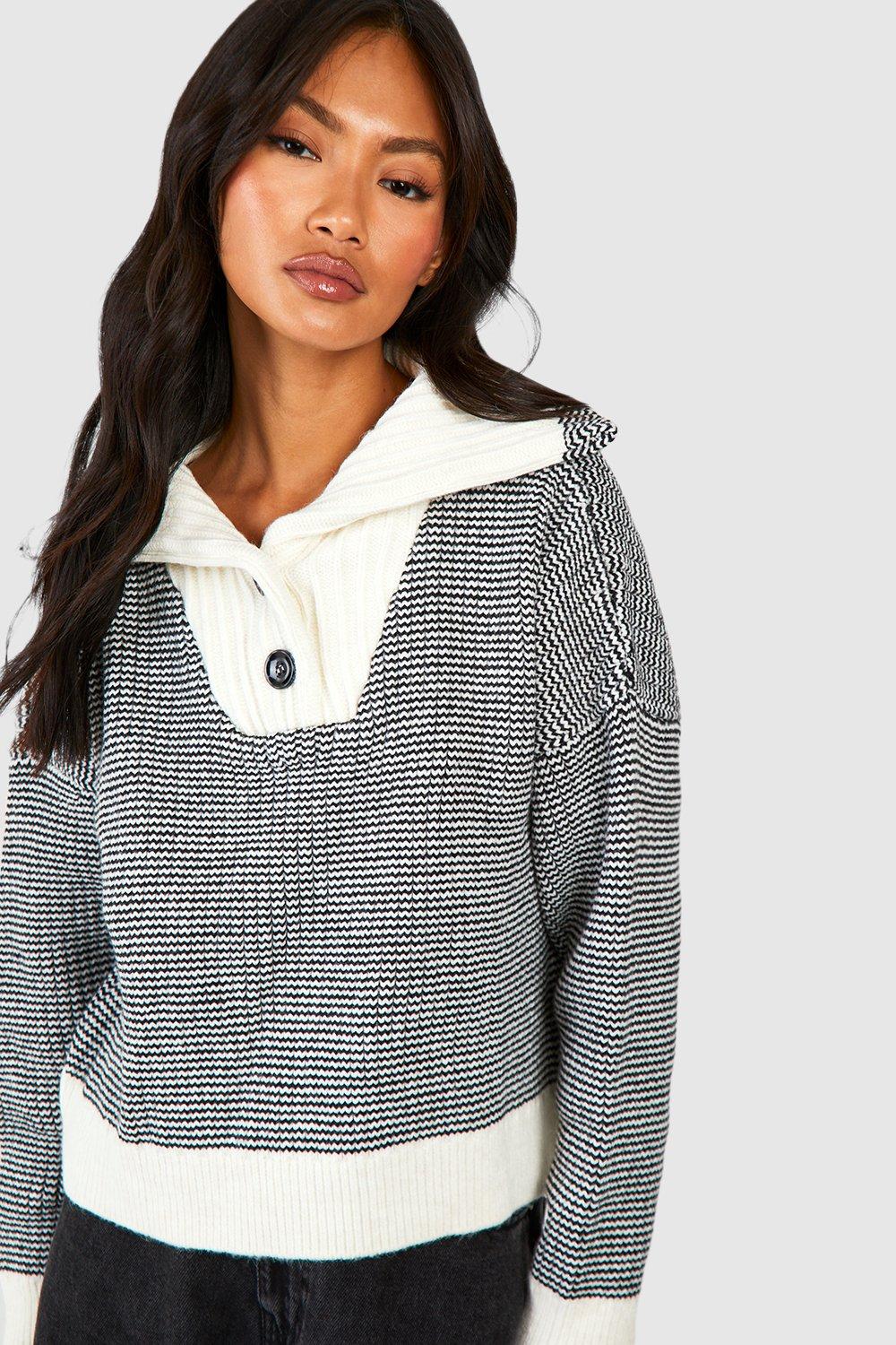 Jumper with sale white collar