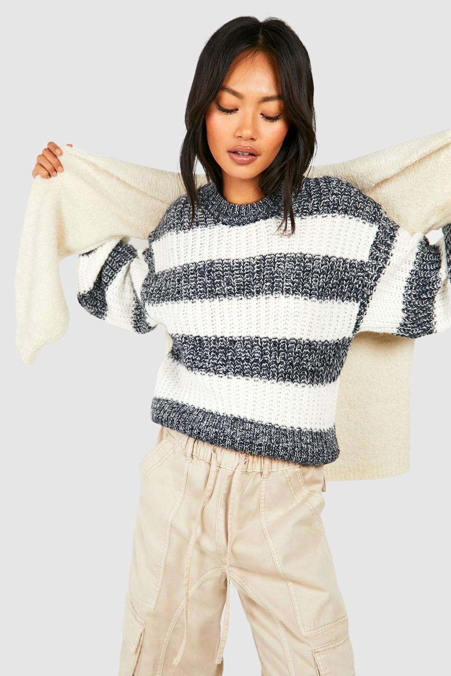 Black Stripe Sweater image number 1