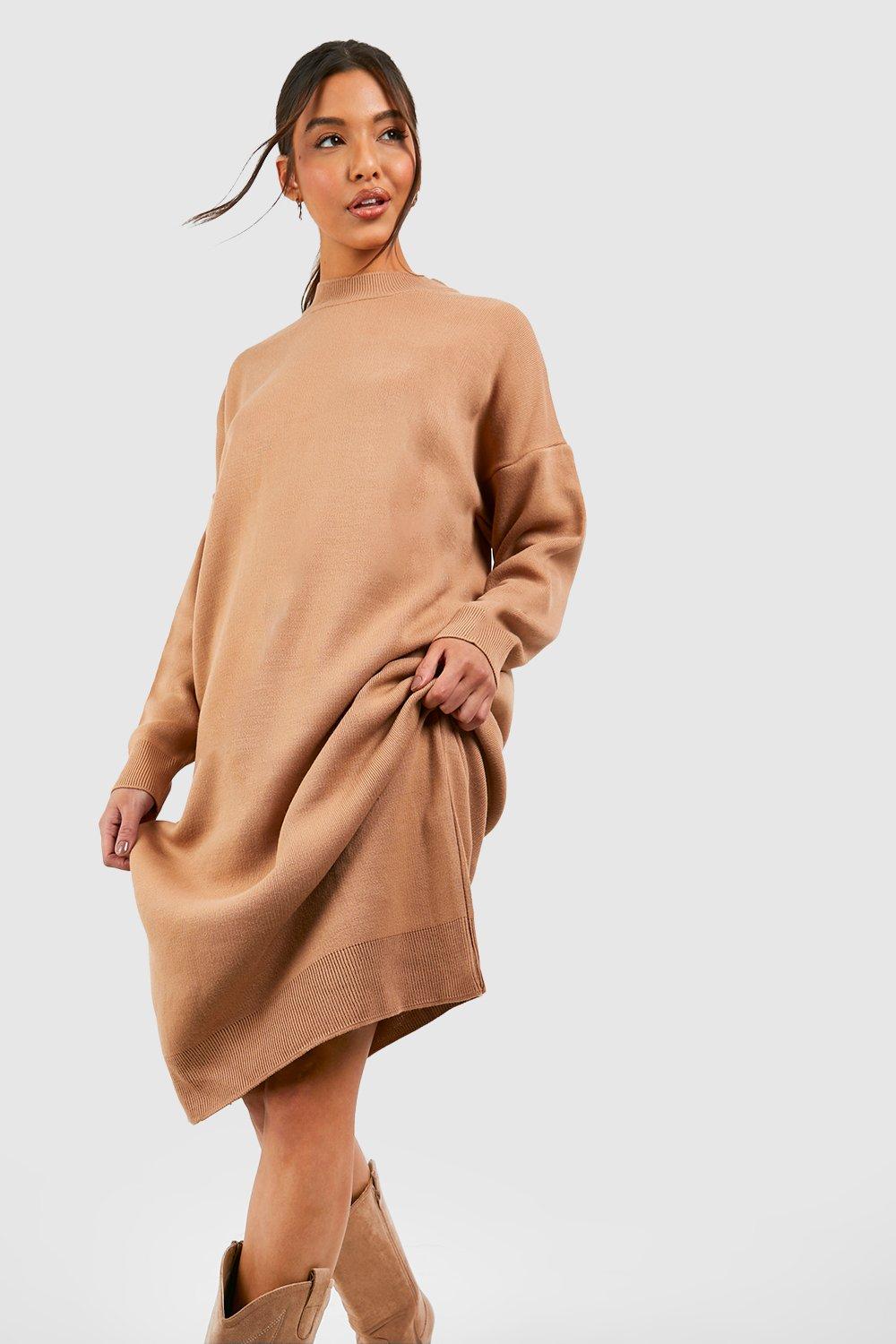 Fine knit jumper clearance dress