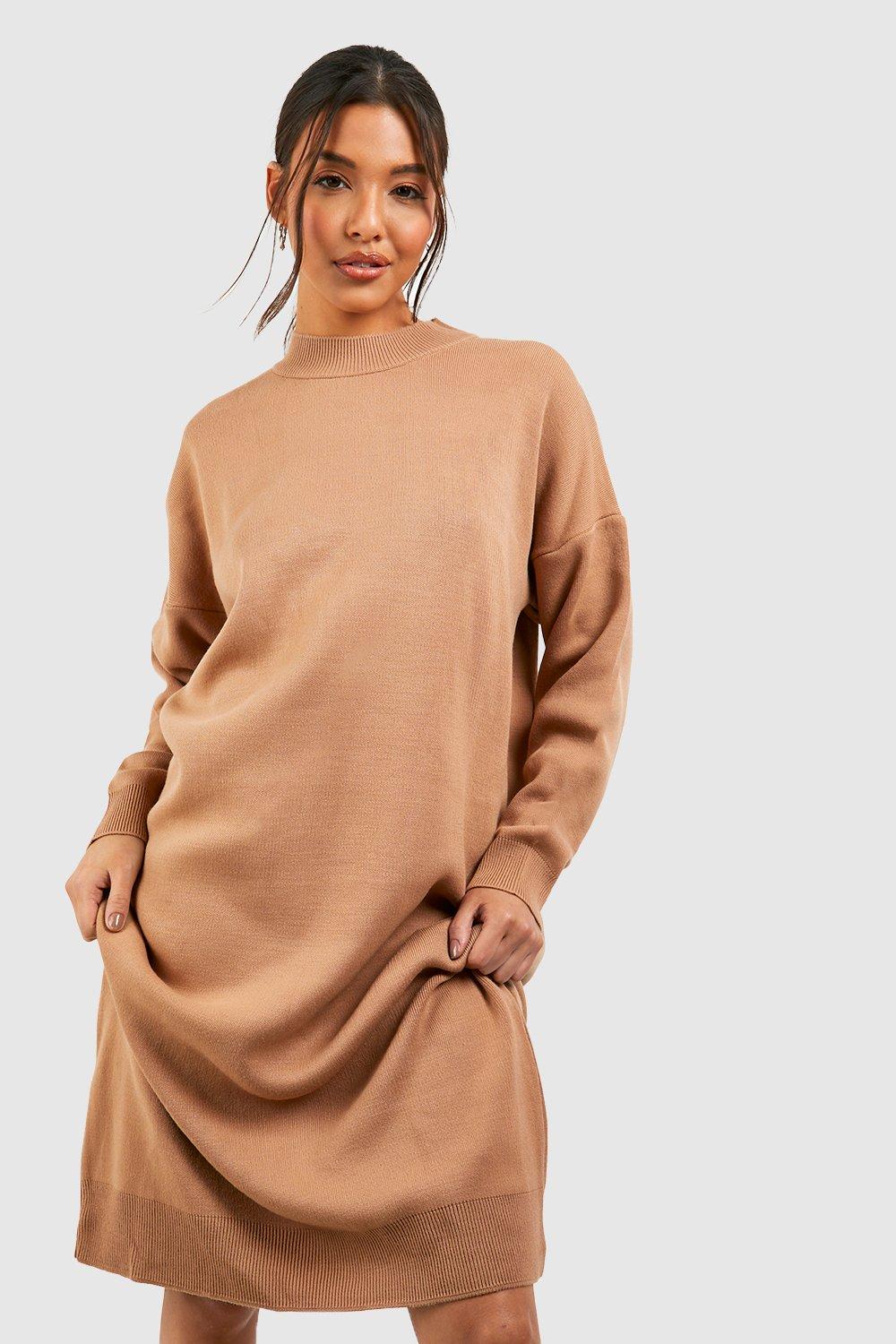 Fine Gauge Midi Jumper Dress boohoo