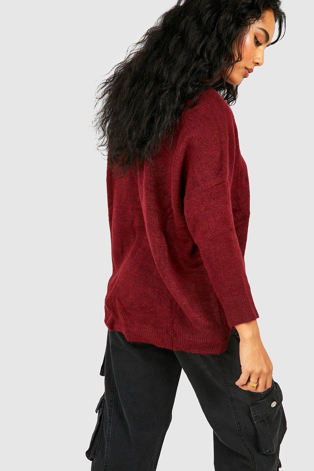 Boohoo red outlet jumper