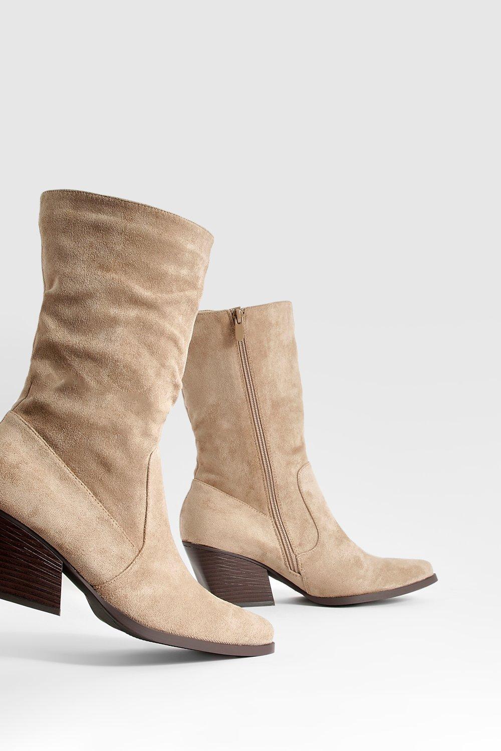 Slouchy store western boots